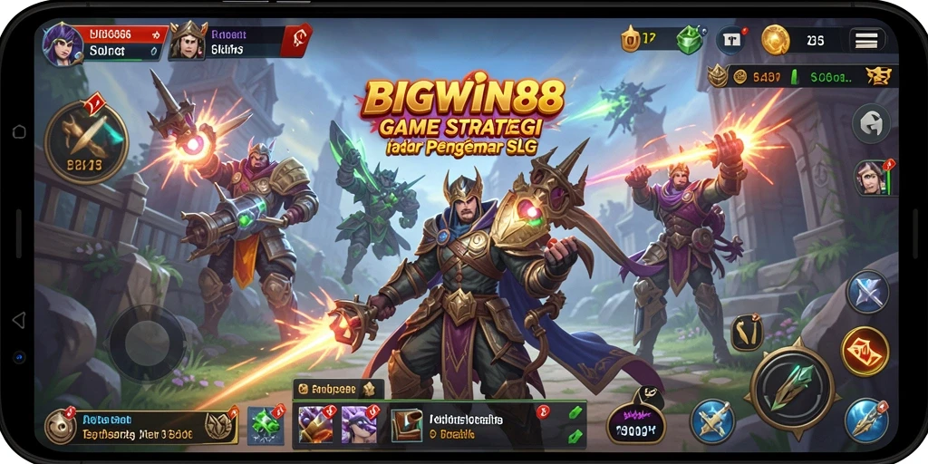 Tampilan aksi seru dalam game SLG BIGWIN88 yang sedang dimainkan.