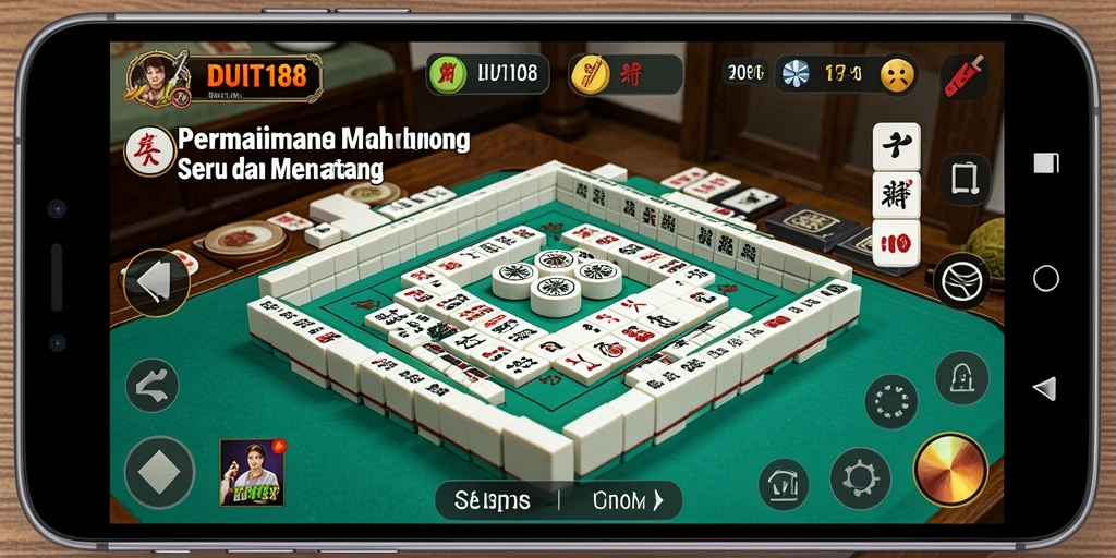 Tampilan gameplay Mahjong yang menarik di <strong>DUIT188</strong>.