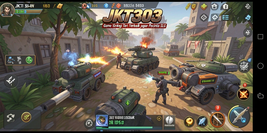 Tampilan gameplay JKT303 dengan berbagai elemen strategi yang menarik.