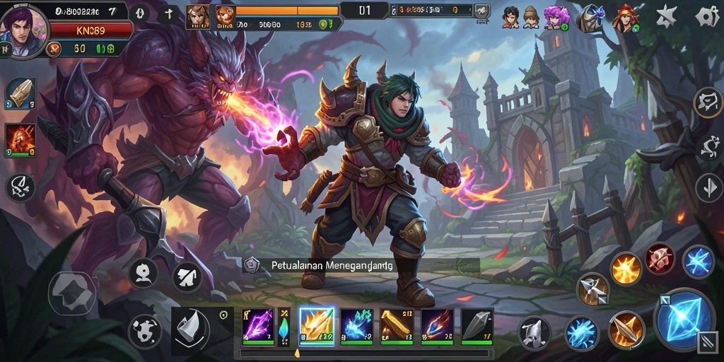 Gameplay KNO89 yang penuh aksi dan strategi di dunia ARPG.