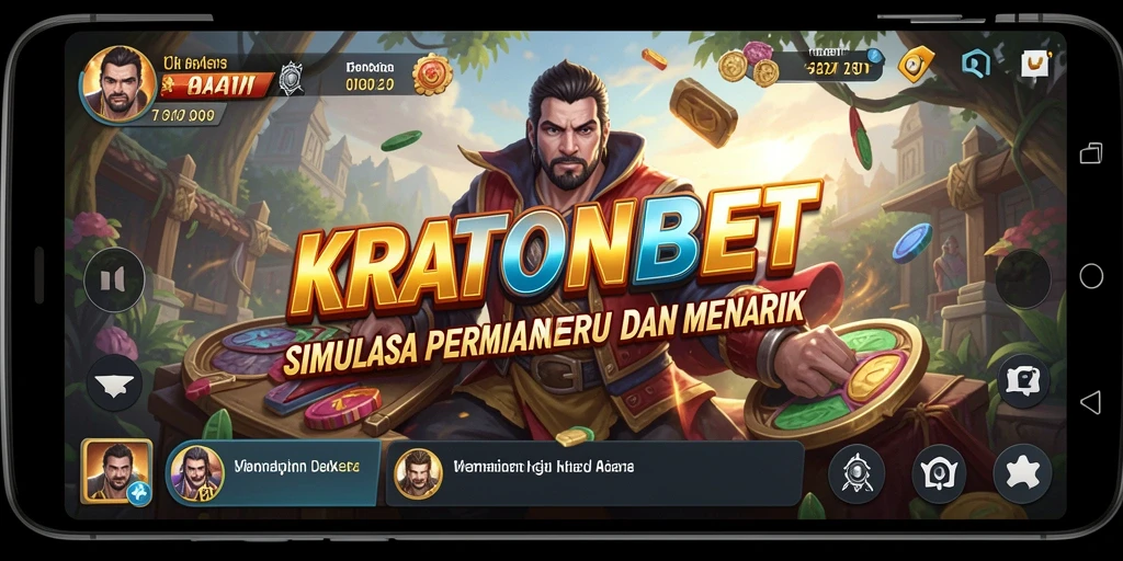 Tampilan gameplay dinamis KRATONBET di tengah aksi seru.