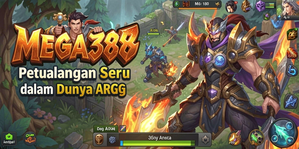Tampilan gameplay seru dalam dunia fantasi MEGA388.