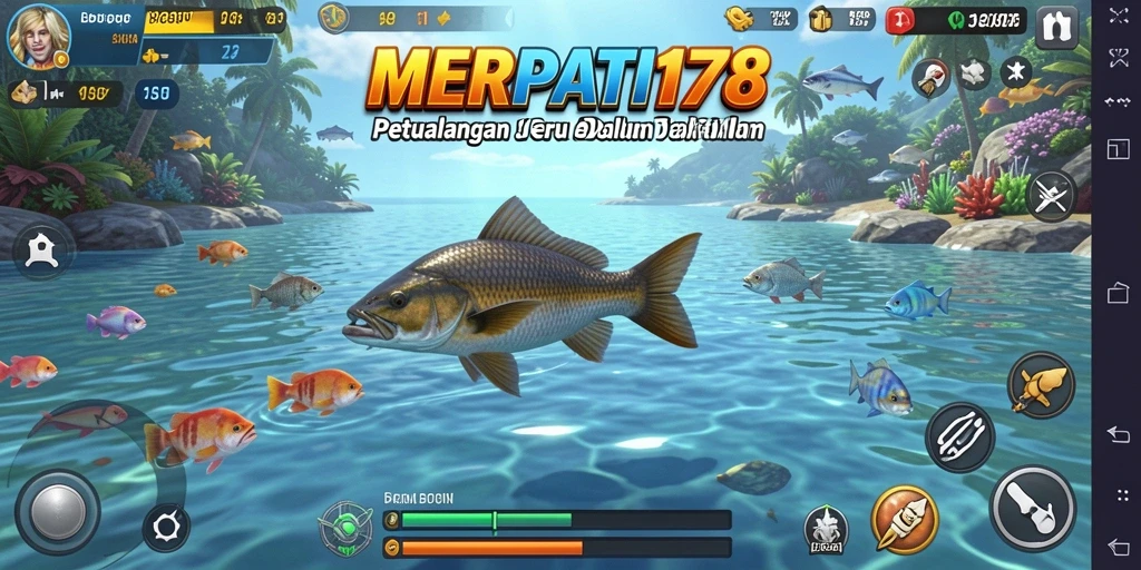 Tangkapan layar permainan MERPATI178 menampilkan aksi seru Tembak Ikan.