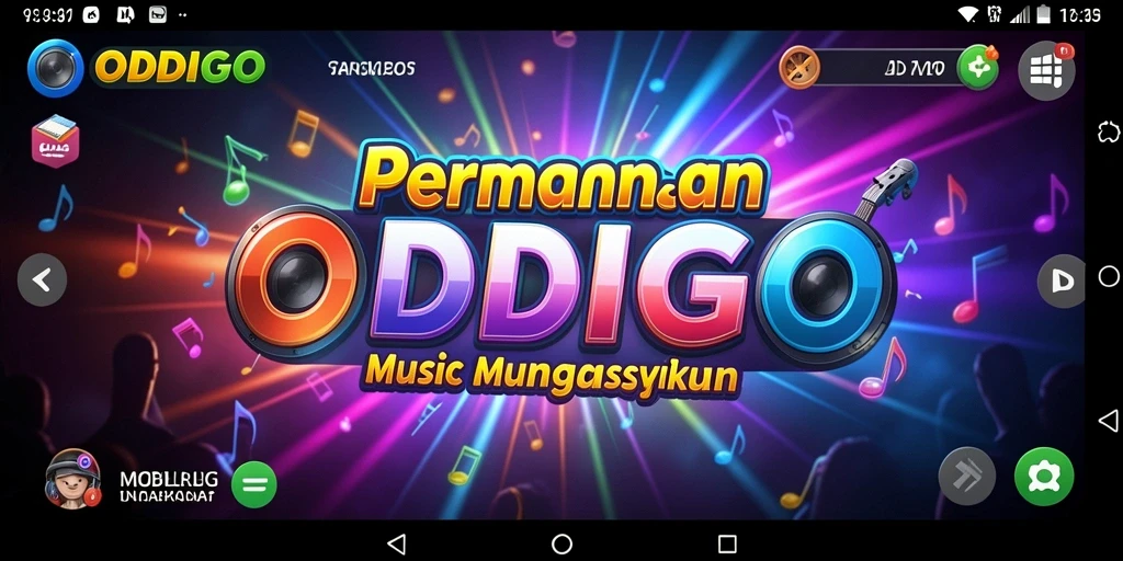Tampilan gameplay ODDIGO yang seru dan interaktif.
