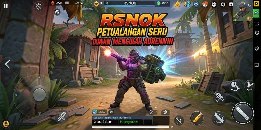 Gameplay RSNOK yang penuh aksi dan menegangkan.