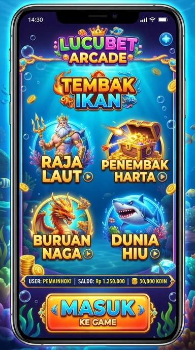 Tampilan antarmuka pengguna aplikasi lucubet yang menarik dan mudah dinavigasi.